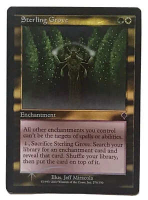 FOIL Sterling Grove, Invasion, NM Magic the Gathering MTG - Image 1 of 2