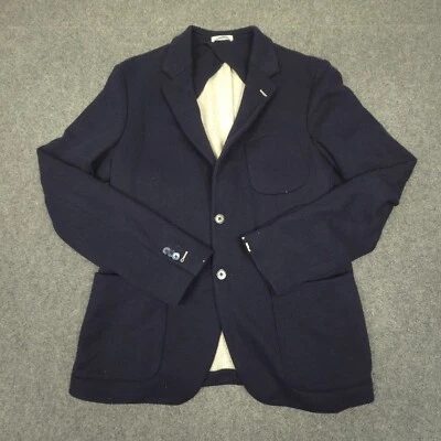 Gant Jacket Mens LARGE Blue Wool Rugger Coat Formal Casual Long Sleeve Size L - Image 1 of 4