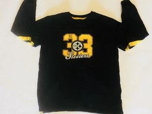 Camiseta Proline Pittsburgh Steelers #33 negra manga larga vintage - Imagen 1 de 6
