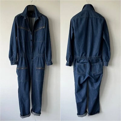 Mono de mezclilla para mujer raro APC mono chaqueta azul talla M Foto 1 de 4