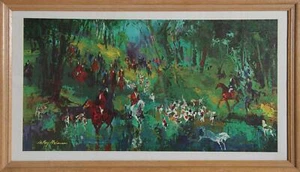 LeRoy Neiman, Hunt of the Unicorn, Canvas Transfer Print, signed in the plate - Picture 1 of 1