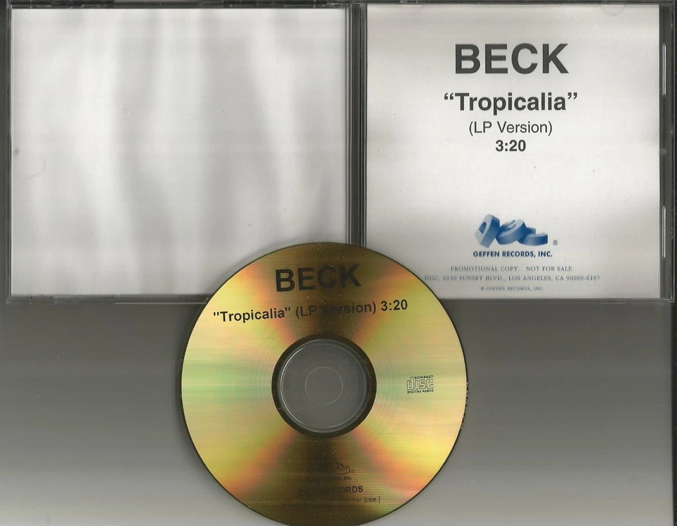 BECK Tropicalia RARE GOLD CD PRESSING TST PRESS PROMO DJ CD Single 1998 USA MINT Foto 1 de 1