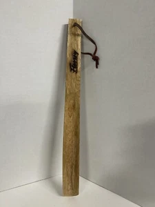 Floorsy Wooden Shoehorn with Handle for Seniors Women Men Kids, 15'' *vintage* - Picture 1 of 5