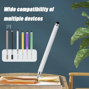 2 in 1 Universal Stylus Screen Pen For iPhone iPad Phone USD Tablet N2Q9 - Afbeelding 1 van 27