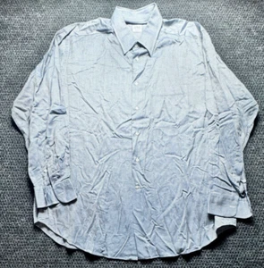 Armani Collection Long Sleeve Button Up Mens Large 100% Cotton Dress Shirt Italy - Picture 1 of 5