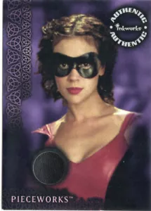 Charmed The Power of Three 2003 Costume PW5 Alyssa Milano Phoebe Black Leather - Picture 1 of 1