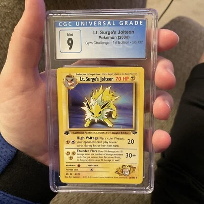 Pokémon TCG Lt. Surge's Jolteon Gym Challenge 28 Regular 1st Edition Rare - Image 1 of 2