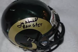 JAY NORVELL COLORADO STATE RAMS SIGNED/AUTOGRAPHED MINI HELMET W/COA - Picture 1 of 3
