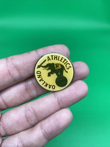Vintage Oakland Athletics Pin Elephant Baseball MLB Hat Backpack Cover