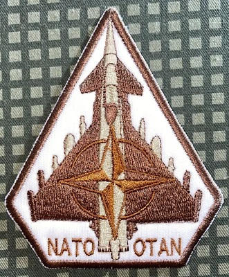 RAF Typhoon Eurofighter /Typhoon NATO OTAN Patch Hook & Iron-On Repro New A76 - Image 1 of 2