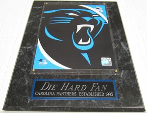 DIE HARD FAN CAROLINA PANTHERS FRAMED 8X10 PHOTO-MAN CAVE ART-12X15 WALL PLAQUE - Picture 1 of 3