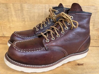 Red Wing Heritage 8138 Men's Classic Moc Toe Boot Size US 8 D Briar Oil-Slick - Image 1 of 4