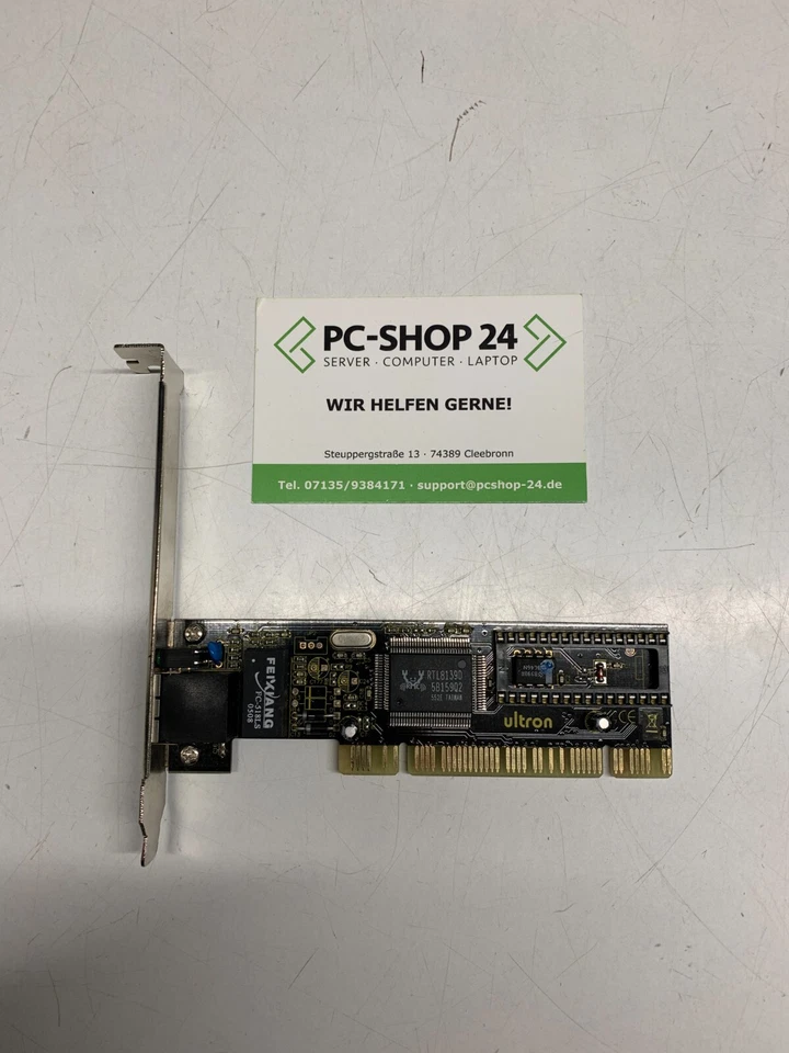 Realtek RTL8139D PCI Fast Ethernet LAN Adapter Controller Netzwerkkarte - Bild 1 von 3