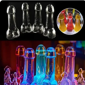 Funny Genital Dick Penis Cocktail Glass Mug Bottle Hot Party - Picture 1 of 2