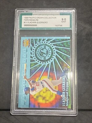 1999 Pacific Crown Collection Tape Measure #11 Vladimir Guerrero  - Image 1 of 4