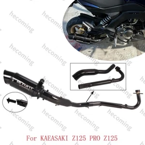 Slip on For Kawasaki Z125 PRO 2013-2025 Full Exhaust System Pipe Z125 Muffler - Bild 1 von 7