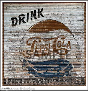WEATHERED BUILDING GHOST SIGN PEPSI SODA DECAL GHGSPC1 - Picture 1 of 1