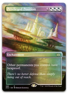 Privileged Position (Borderless) #385 (Foil) NM Double Masters 2022 Magic MTG - Image 1 of 2