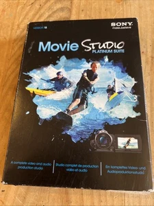 SONY Movie Studio Platinum Suite Version 12 New open box FOR WINDOWS - Picture 1 of 5