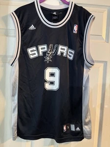 Tony Parker #9 Adidas Authentics San Antonio Spurs Mesh Jersey SZ Small - Picture 1 of 4