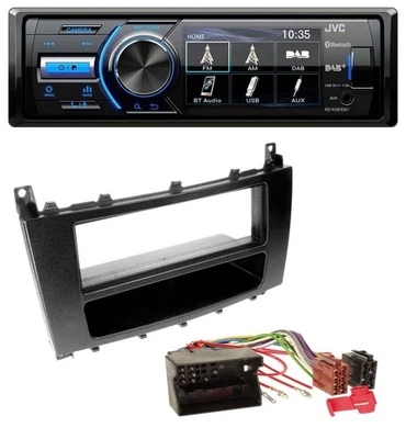 JVC Bluetooth MP3 USB DAB Autoradio für Mercedes CLK W209 C-Klasse W203 - Bild 1 von 4