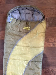 Eureka! Grasshopper 30° Degree Hooded Mummy Sleeping Bag Kid Child Green - Picture 1 of 5