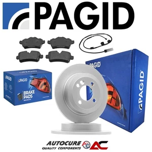 PASST FÜR MINI COOPER S (R50 bis R59) PAGID COATED BREMSSCHEIBEN BELÄGE SATZ HINTEN - Bild 1 von 1