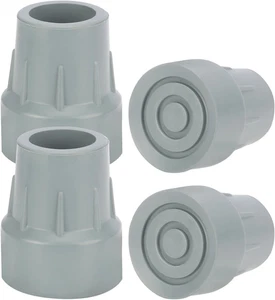 1" Rubber Tips for Cane (4 X 25Mm), Heavy Duty End Stoppers for Walking Cane, 1 - Picture 1 of 12