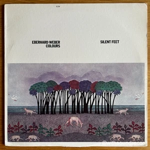 EBERHARD WEBER COLOURS Silent Feet US LP EX-/EX+ 1978 ECM ECM-1-1107 - Picture 1 of 5