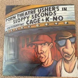 Porn Theatre Ushers Sloppy Seconds 2LP Underground Hip Hop Vinyl 2000 - Picture 1 of 3