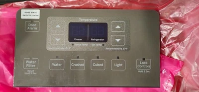 BRAND NEW WR55X20464 OEM GE REFRIGERATOR DISPENSER INTERFACE INCL PCB - Image 1 of 3