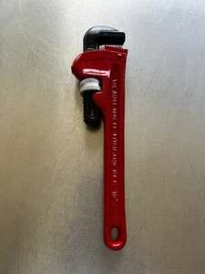 Rigid 10" Heavy Duty Adjustable Pipe wrench - Picture 1 of 2