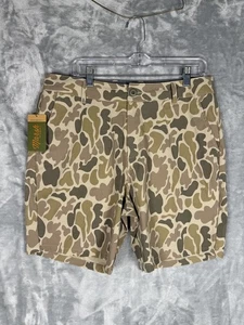 Pantalones Cortos Marsh Wear Para Hombre 34 Caqui Mallard Camuflaje Prime Hagood Pesca Nylon Nuevos con Etiquetas $65 - Imagen 1 de 3