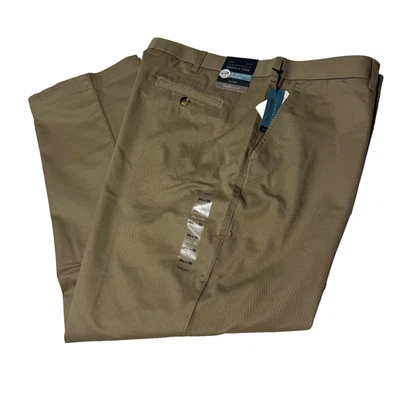 Pantalones caqui Van Heusen sin arrugas frente plano protector contra manchas talla 44X30 nuevos con etiquetas Foto 1 de 4