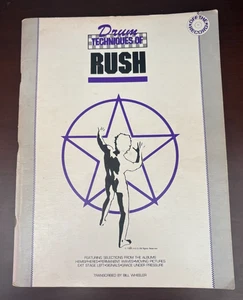 S Vintage 1985 Drum Techniques of RUSH transkribiert von Bill Wheeler Tom Sawyer - Bild 1 von 4