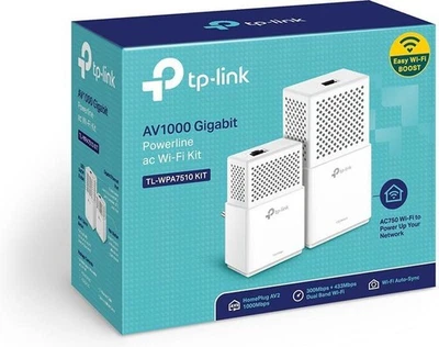 TP-Link AV1000 Gigabit Powerline Extender Kit (TL-WPA7510 KIT) - Bild 1 von 4