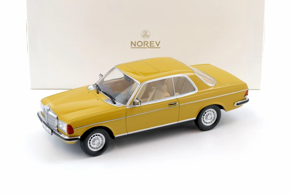 183985 Mercedes 280 CE C123 Sahara Yellow Norev 1 18