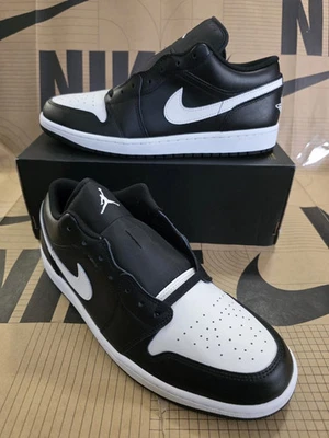Nike Air Jordan 1 Zapatos Bajos Orca Blanco Negro 553558-043 Para hombres 12 Nuevos Foto 1 de 4