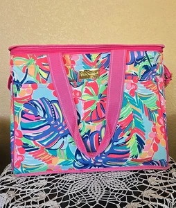 Exotic Lilly Pulitzer Insulated Cooler Pool Party Beach Soft Sided EUC 15.5 X 12 - Picture 1 of 7