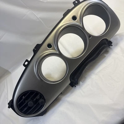 2001-2005 Chrysler PT Cruiser Dash Gauge Bezel Vent Trim Silver OEM - Image 1 of 4