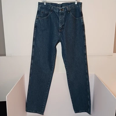 Rustler Classic Relaxed Fit Straight Leg Jeans Mens Sz 34X34 Blue Denim - Image 1 of 4