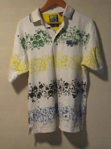 Vintage Mecca Polo Sized Medium Skulls and Bones Design - Picture 1 of 7