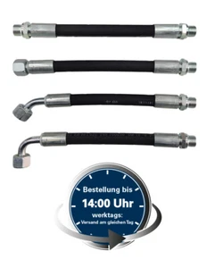 Hydraulikschlauch 1/8" Zoll BSP-Gewinde AGR DKR AG SW14 NW6/2 Anschlüsse wählbar - Bild 1 von 8