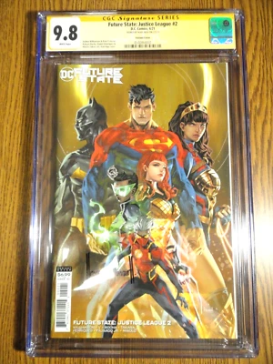 Future State Justice League #2 RARE Ngu Signature CGC 9.8 NM/M SS 1st Print DC - Image 1 of 3