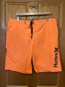 Pantalones cortos de natación CE56 Hurley naranja neón para hombre 38 - Imagen 1 de 5