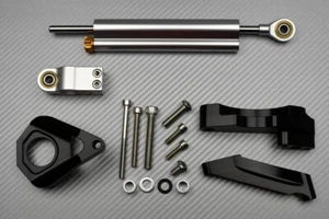 Complete kit steering shock absorber silver + anchors Suzuki GSXR 750 2000-2003 - Picture 1 of 2