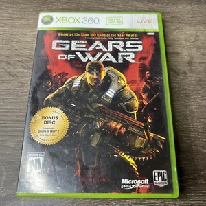 Gears of War (Microsoft Xbox 360) SPIEL KOMPLETT mit HANDBUCH GETESTET KOSTENLOSER VERSAND!!! - Bild 1 von 5