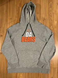 Felpa con cappuccio da uomo Chicago Bears ""DA BEARS"" Nike Swoosh grigia taglia XXL - Foto 1 di 12