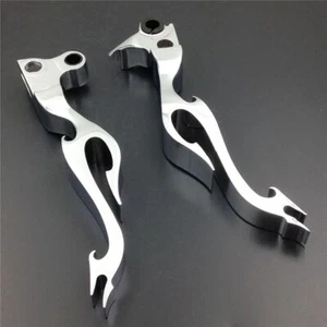 Chrome Brake Clutch Lever For 96-07 Harley-Davidson FLHR Road King Ultra Touring - Picture 1 of 6