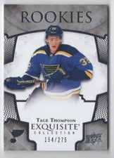 2017-18 Upper Deck  Exquisite Collection - Rookies Tage Thompson 154/275 St.